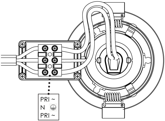 mracek recessed electrical connection