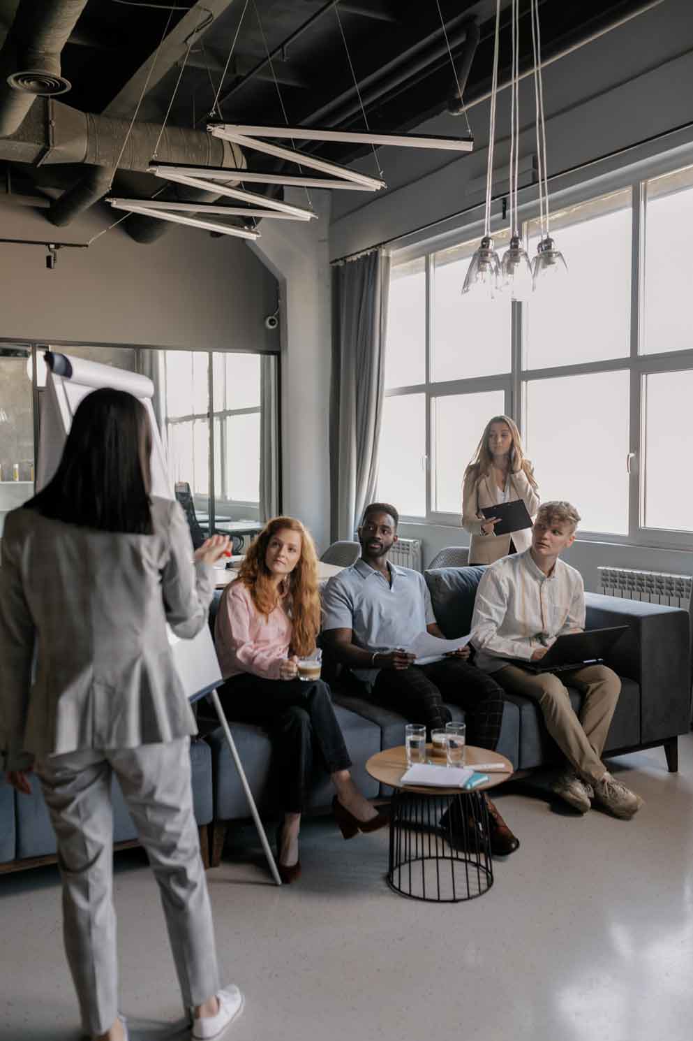 casual business meeting 