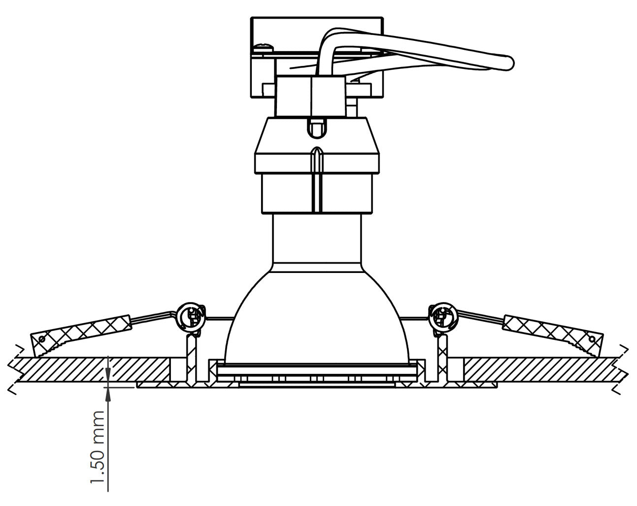 mracek recessed flat low profile gu10 cri95