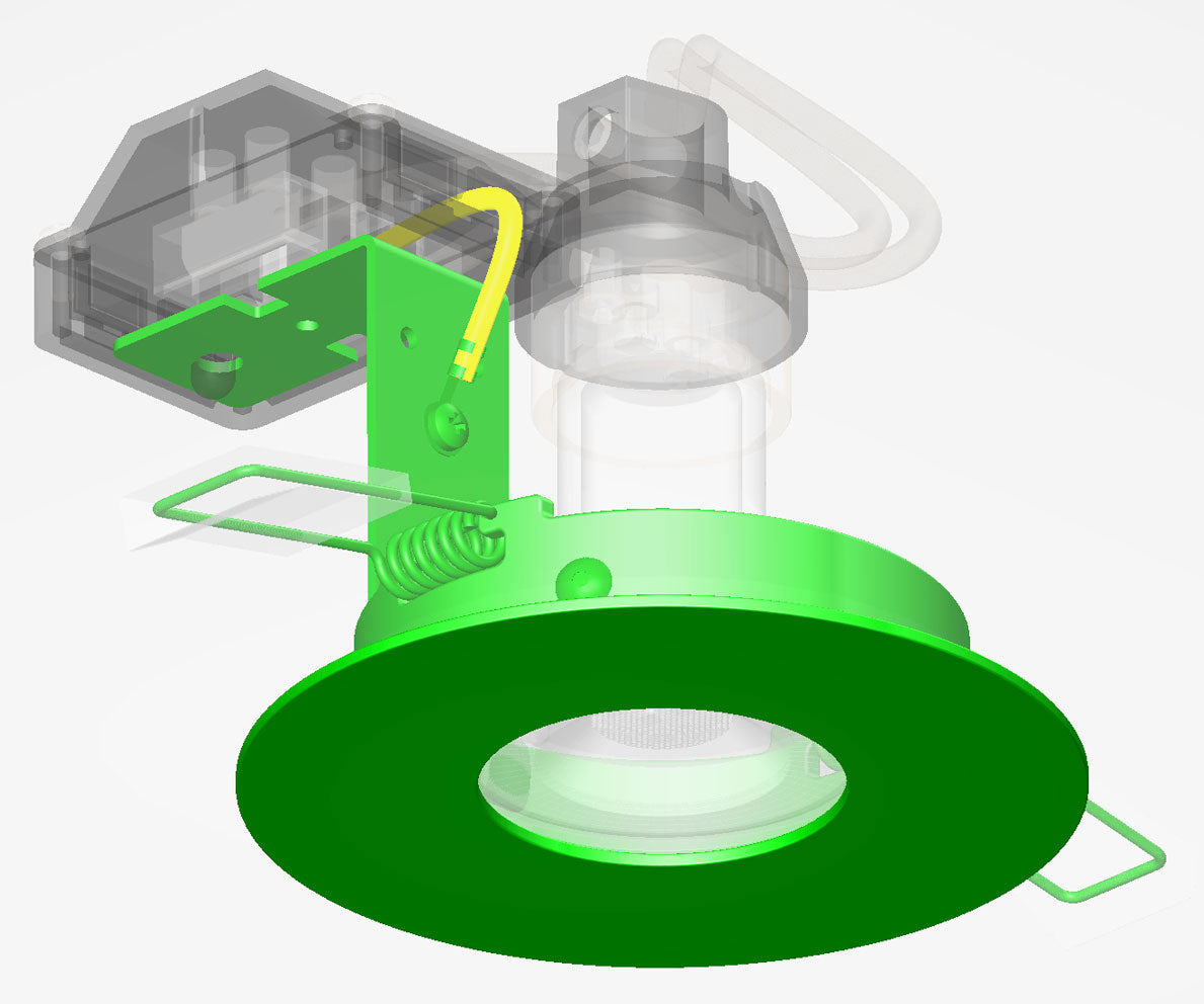 mracek recessed flat grounded illustration